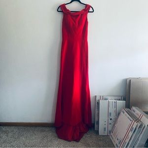 Sherri Hill red formal gown